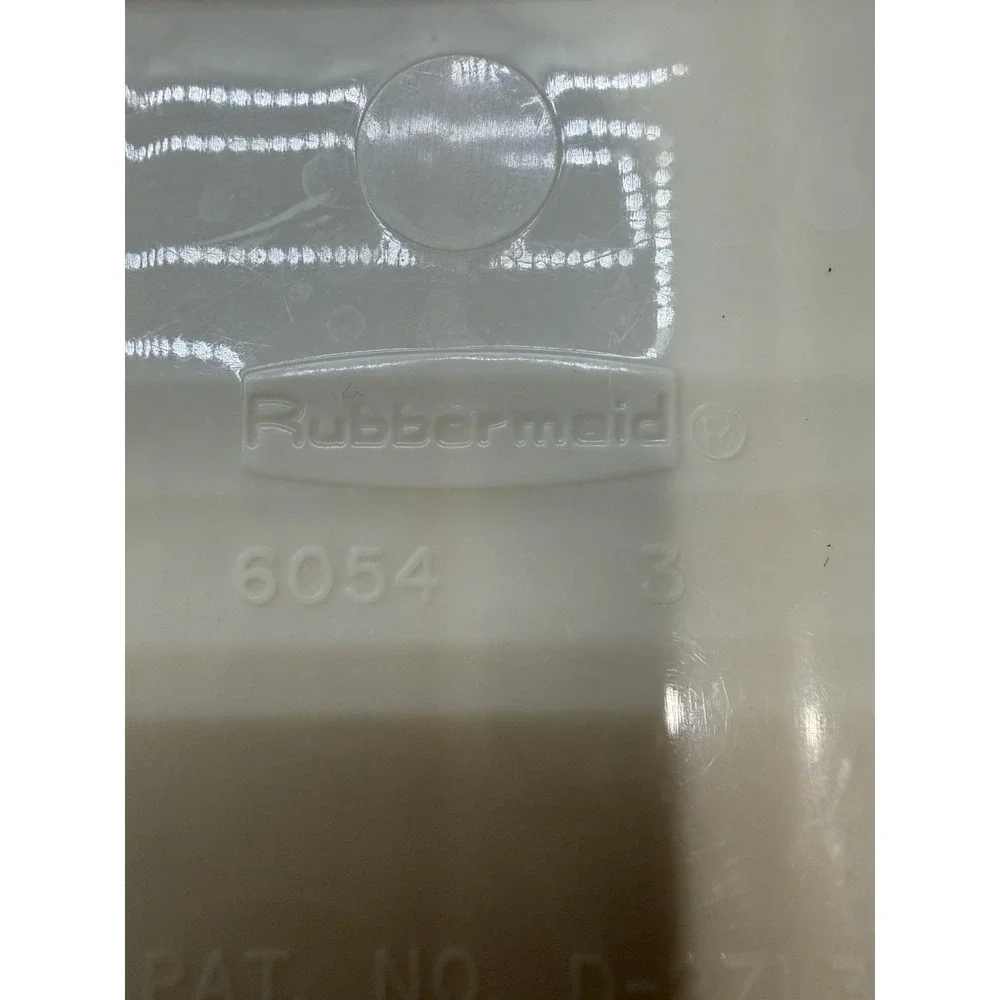 Vintage Rubbermaid 6054 Space Saver Drainer Dish Dry Rack Plastic Almond Beige - Picture 10 of 12